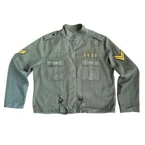 Rails Olive Military Style Women's Jacket – Utility Pockets, Size M